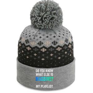 Massive Playlist Meme Funny Gaming Memeinspired Music The Baniff Cuffed Pom Beanie