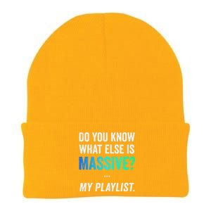 Massive Playlist Meme Funny Gaming Memeinspired Music Knit Cap Winter Beanie