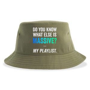 Massive Playlist Meme Funny Gaming Memeinspired Music Sustainable Bucket Hat