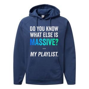 Massive Playlist Meme Funny Gaming Memeinspired Music Performance Fleece Hoodie