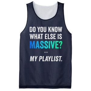 Massive Playlist Meme Funny Gaming Memeinspired Music Mesh Reversible Basketball Jersey Tank