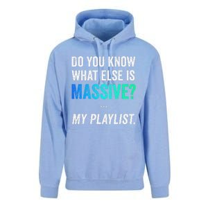 Massive Playlist Meme Funny Gaming Memeinspired Music Unisex Surf Hoodie