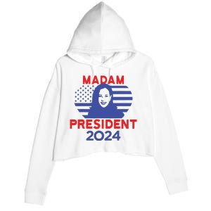 Madam President Crop Fleece Hoodie