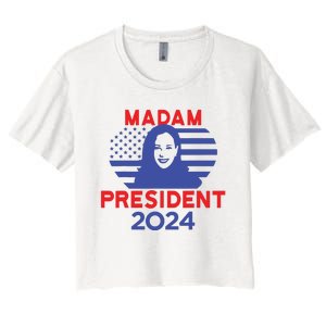 Madam President Women's Crop Top Tee