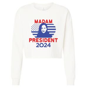 Madam President Cropped Pullover Crew