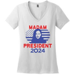 Madam President Women's V-Neck T-Shirt