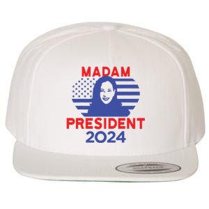 Madam President Wool Snapback Cap