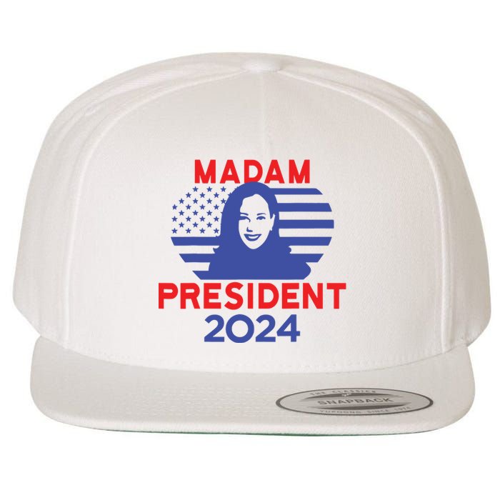 Madam President Wool Snapback Cap