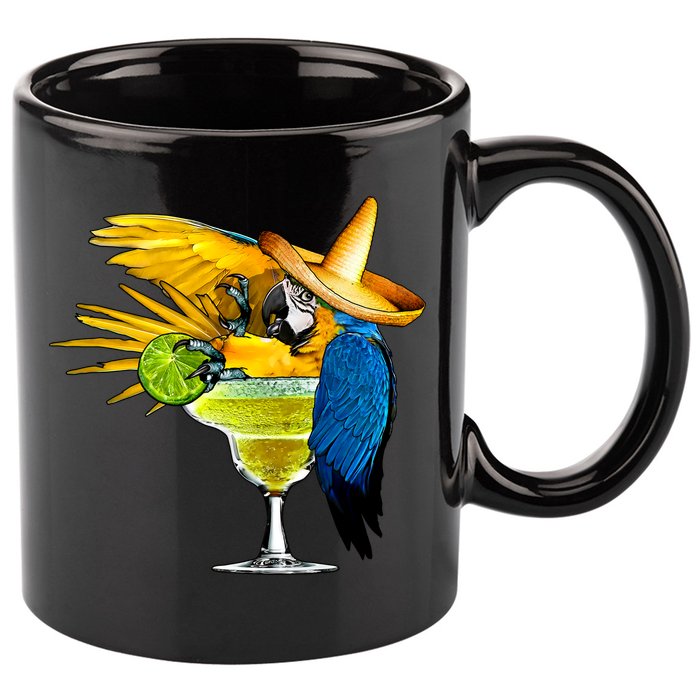 Margarita Parrot 11oz C Handle Ceramic Mug