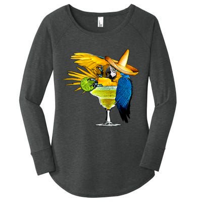 Margarita Parrot Women's Perfect Tri Tunic Long Sleeve Shirt