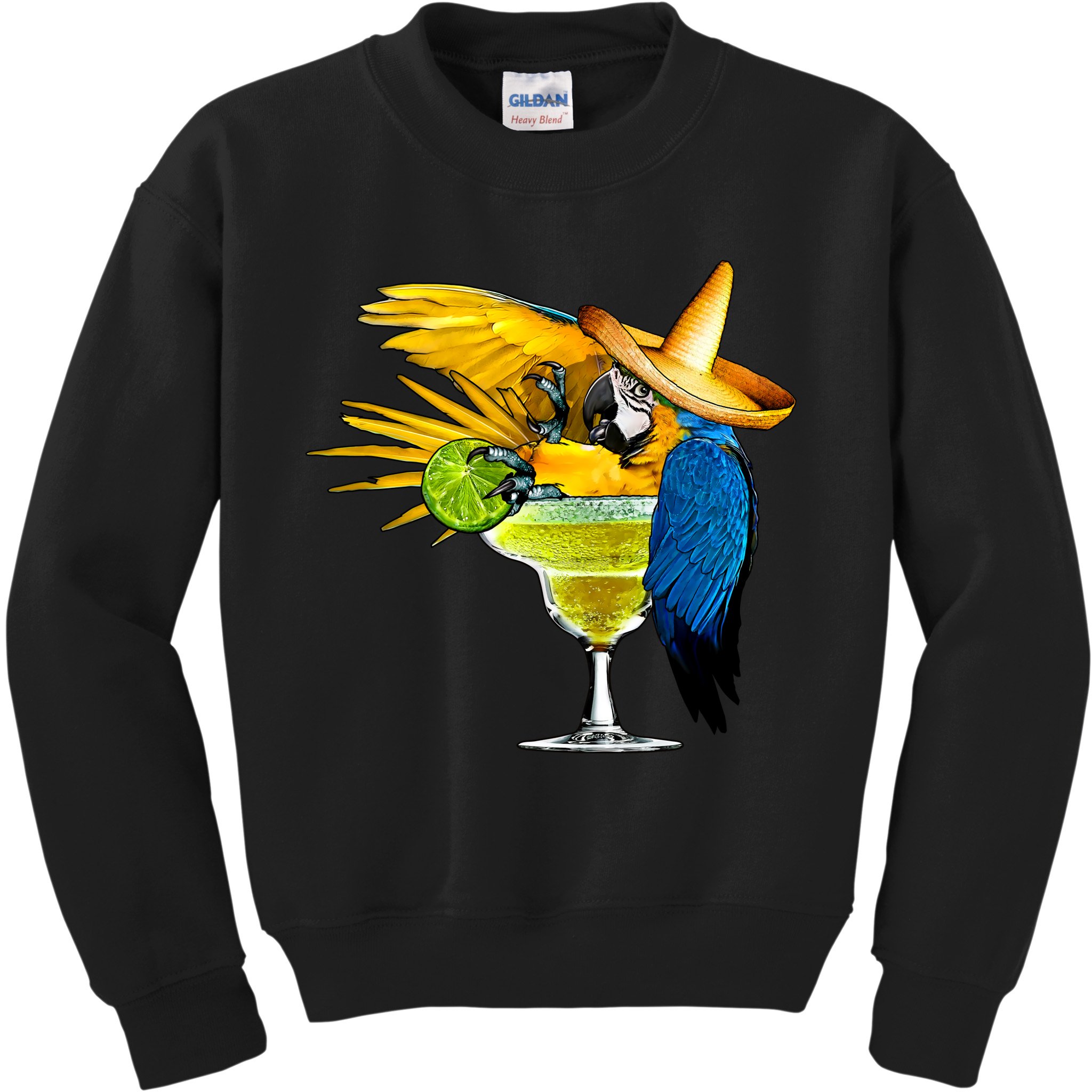 Margarita Parrot Kids Sweatshirt