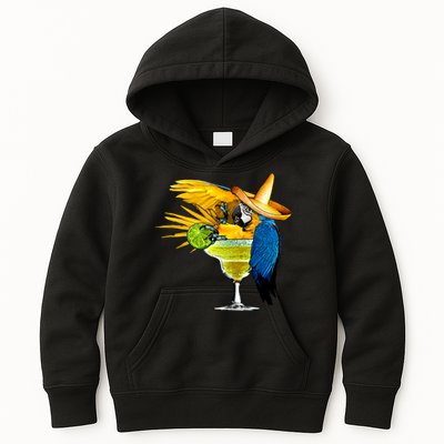 Margarita Parrot Kids Hoodie