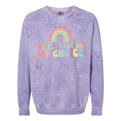 My Plantation My Choice Colorblast Crewneck Sweatshirt