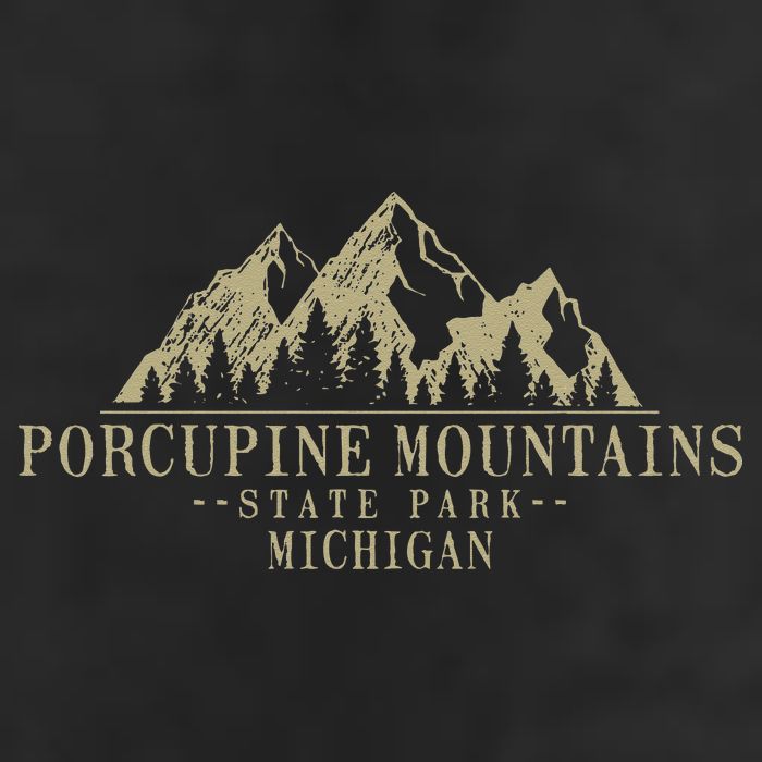Michigan Porcupine Mountains State Park Adult Drive Performance Visor