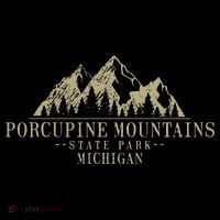 Michigan Porcupine Mountains State Park Mesh Reversible Basketball Jersey Tank