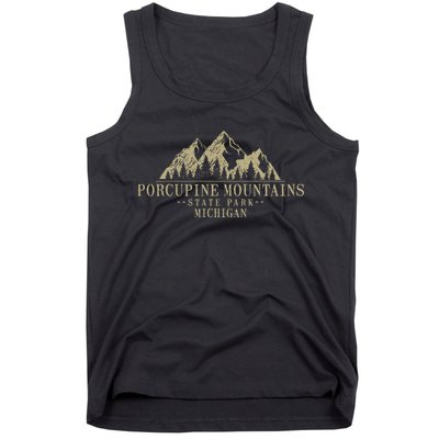Michigan Porcupine Mountains State Park Tank Top