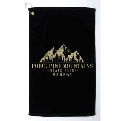 Michigan Porcupine Mountains State Park Golf Towel