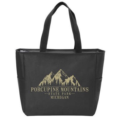 Michigan Porcupine Mountains State Park Zip Tote Bag