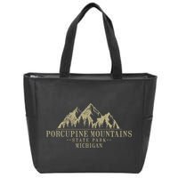 Michigan Porcupine Mountains State Park Zip Tote Bag