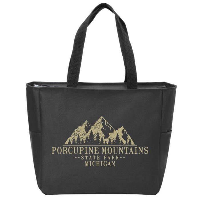 Michigan Porcupine Mountains State Park Zip Tote Bag