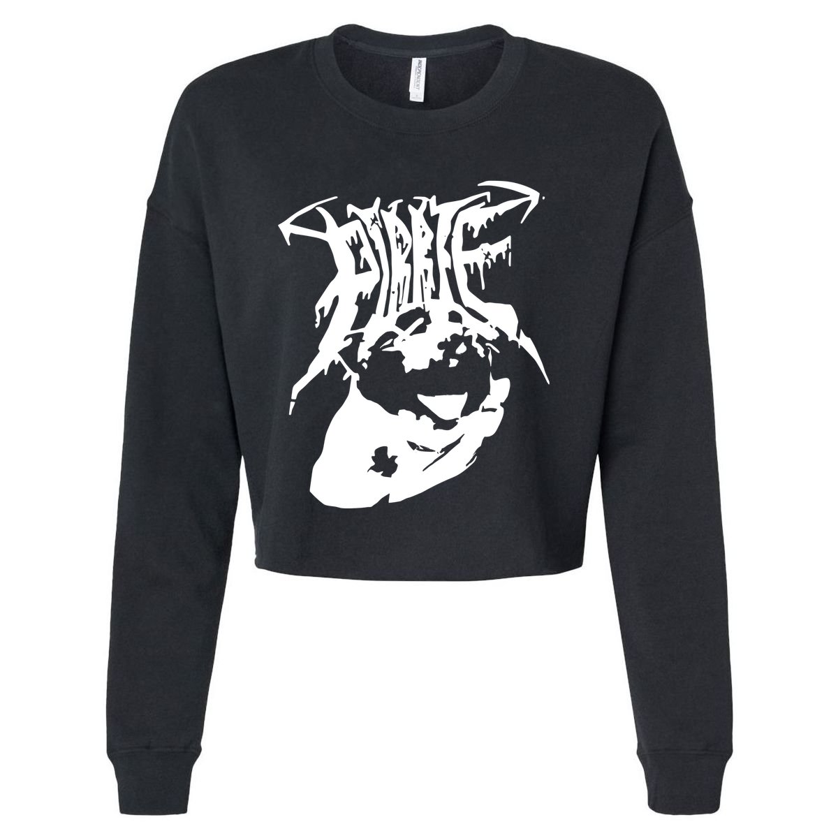 Metalhead Pibble Cropped Pullover Crew