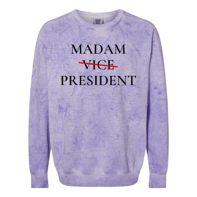 Madam President Colorblast Crewneck Sweatshirt