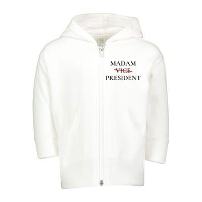 Madam President Toddler Zip Fleece Hoodie