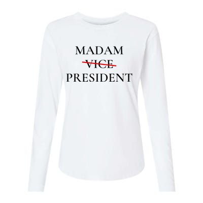 Madam President Womens Cotton Relaxed Long Sleeve T-Shirt