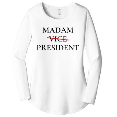 Madam President Women's Perfect Tri Tunic Long Sleeve Shirt