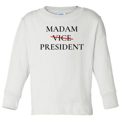 Madam President Toddler Long Sleeve Shirt