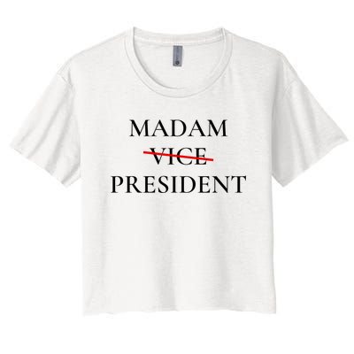 Madam President Women's Crop Top Tee