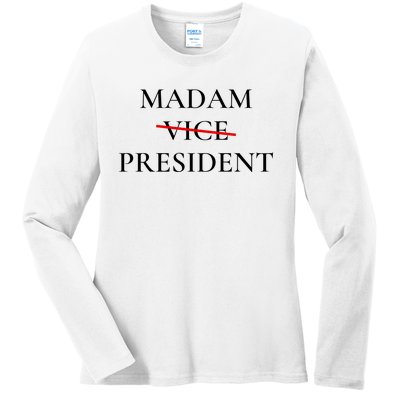 Madam President Ladies Long Sleeve Shirt