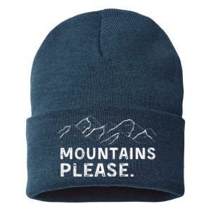 Mountains Please Sustainable Knit Beanie