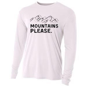 Mountains Please Cooling Performance Long Sleeve Crew