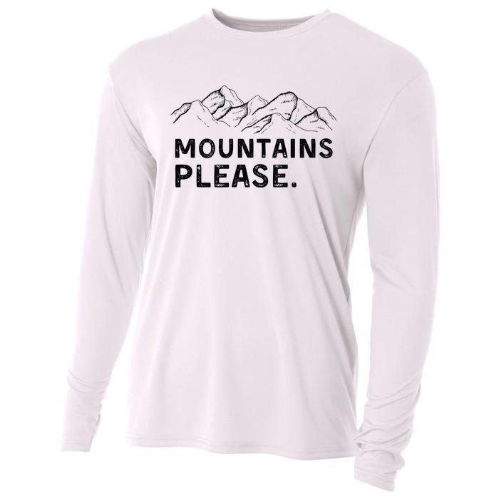 Mountains Please Cooling Performance Long Sleeve Crew