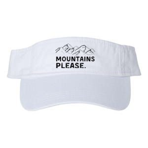 Mountains Please Valucap Bio-Washed Visor