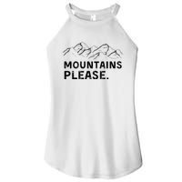 Mountains Please Women’s Perfect Tri Rocker Tank