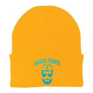 Murses Power Male Nurse Cute Gift Knit Cap Winter Beanie