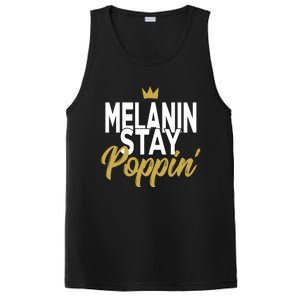 Melanin Poppin' Melanin Rich Drippin Melanin Gift PosiCharge Competitor Tank