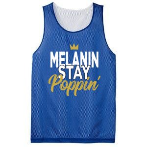 Melanin Poppin' Melanin Rich Drippin Melanin Gift Mesh Reversible Basketball Jersey Tank