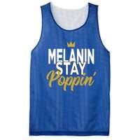 Melanin Poppin' Melanin Rich Drippin Melanin Gift Mesh Reversible Basketball Jersey Tank