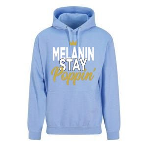 Melanin Poppin' Melanin Rich Drippin Melanin Gift Unisex Surf Hoodie