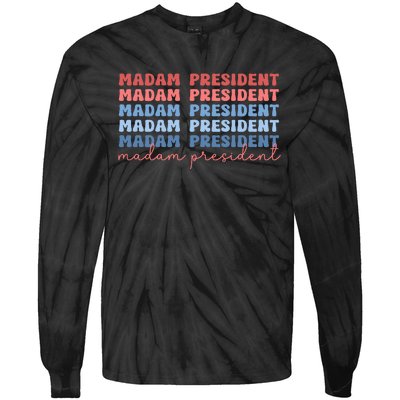 Madam President Tie-Dye Long Sleeve Shirt