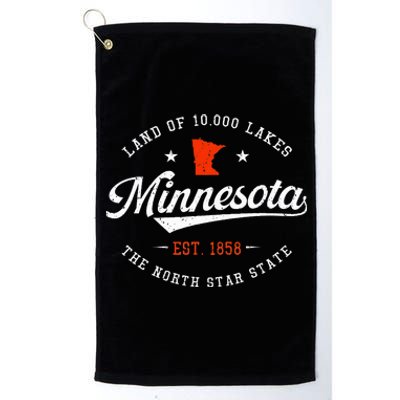 Minnesota Pride Minnesota Lover Love Minnesota Platinum Collection Golf Towel