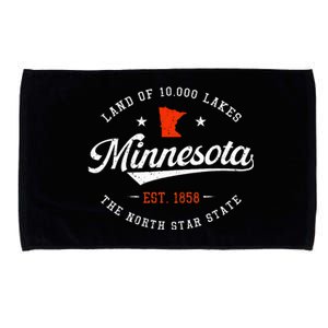 Minnesota Pride Minnesota Lover Love Minnesota Microfiber Hand Towel