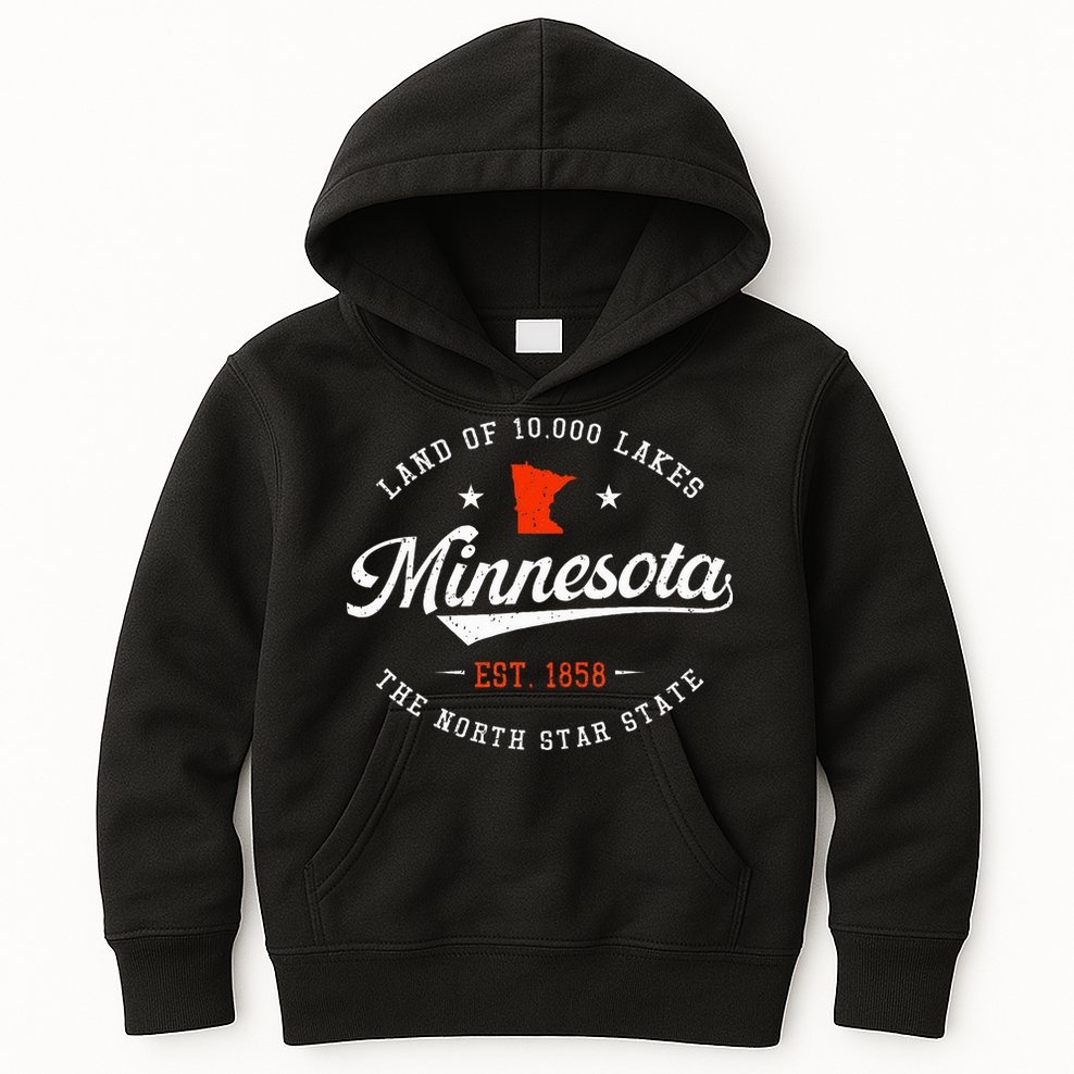 Minnesota Pride Minnesota Lover Love Minnesota Kids Hoodie