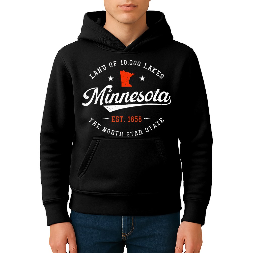 Minnesota Pride Minnesota Lover Love Minnesota Kids Hoodie