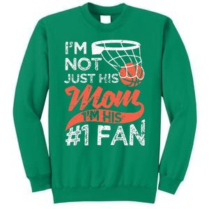 Mother Player Mothers Day Basketball Mom Number One Fan Sweatshirt