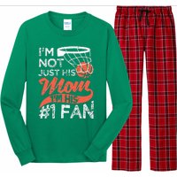 Mother Player Mothers Day Basketball Mom Number One Fan Long Sleeve Pajama Set