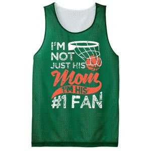 Mother Player Mothers Day Basketball Mom Number One Fan Mesh Reversible Basketball Jersey Tank